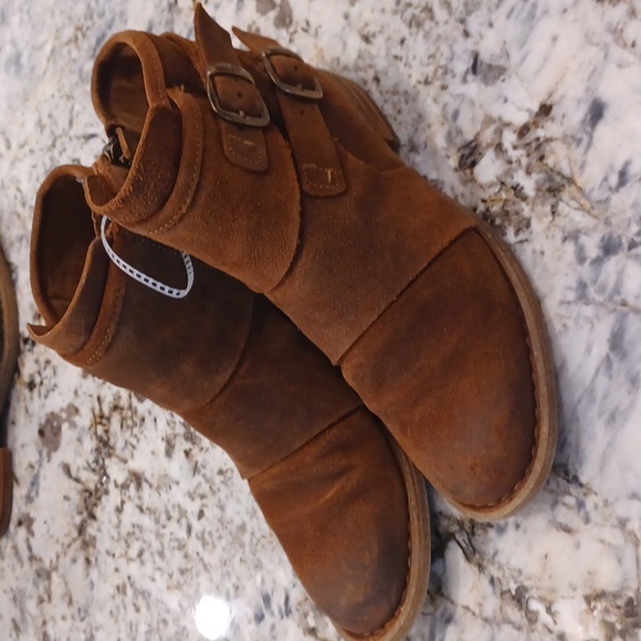 Born Moraga Glazed Ginger Distressed Comfort Leather Bootie Boots NEW SZ 9.5 - Picture 13 of 16